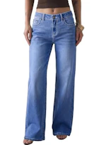 Sidefeel Women's Wide Leg Jeans