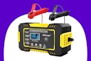 yellow and black battery jumper