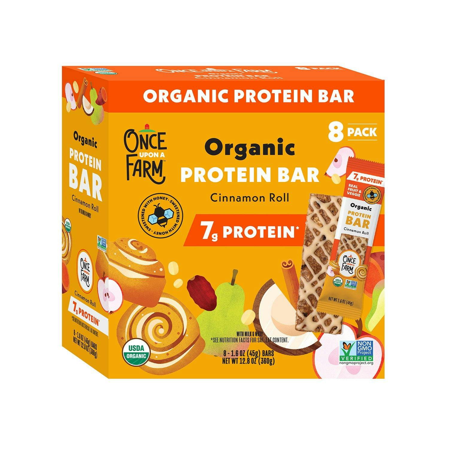 Once Upon a Farm Protein Bar 8-Pack