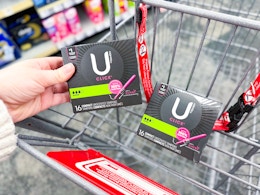 U by Kotex Tampons, Only $2.74 per Box at Walgreens card image