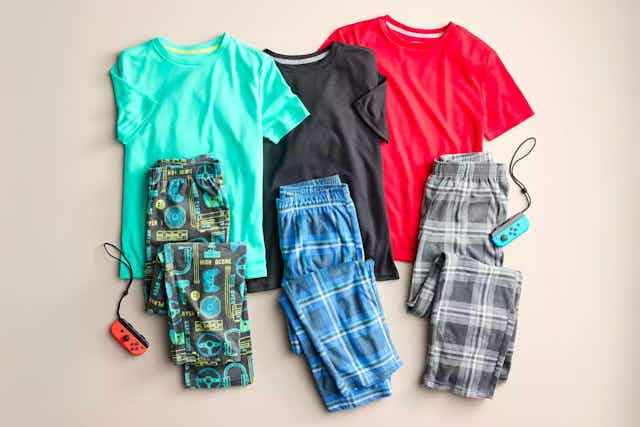 Kids' Microfleece Pajama Set, Just $12 at Kohl's — Multiple Styles card image