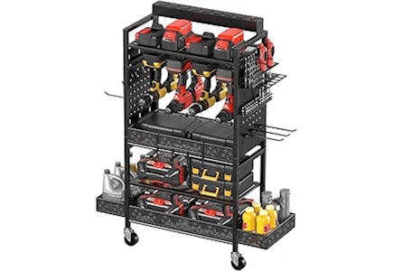 Power Tools Organizer Cart