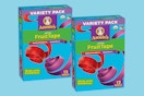 two boxes of fruit rolls 