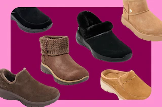 shoes on a grid