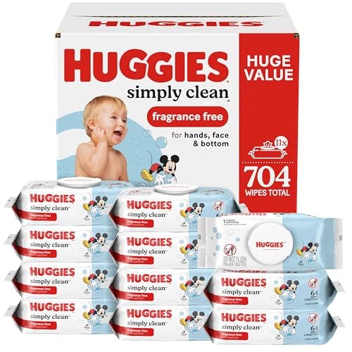 Huggies Simply Clean Wipes 11-Pack