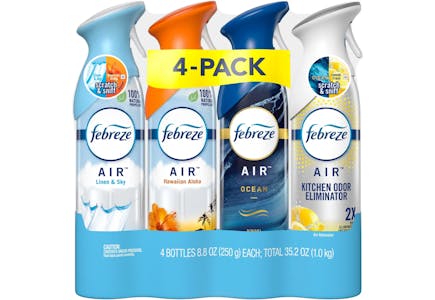 Febreze Air Refresher 4-Pack