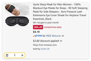 sleep mask