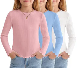 Kids' Ribbed Long Sleeve 3-Pack