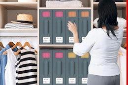 Bed Sheet Organizer 4-Pack, Only $19.99 After Amazon Promo Code card image