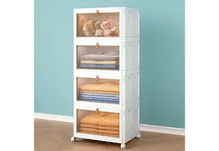 Stackable Plastic Storage Bins