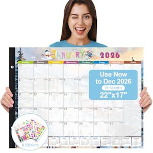 Desk Calendar 2026, 18-Month
