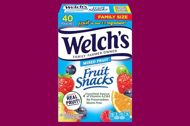 Welch's Fruit Snacks 40-Pack, as Low as $5.51 on Amazon card image