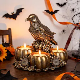 Raven Candle Holders