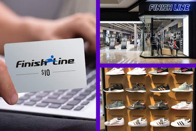 Get $10 in STATUS Cash for Free at Finish Line card image
