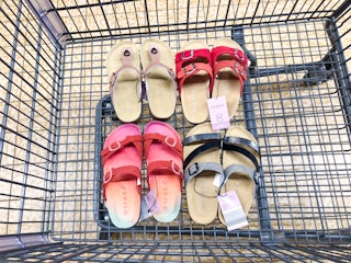 aldi serra ladies footbed sandals 1682521824 1682521824