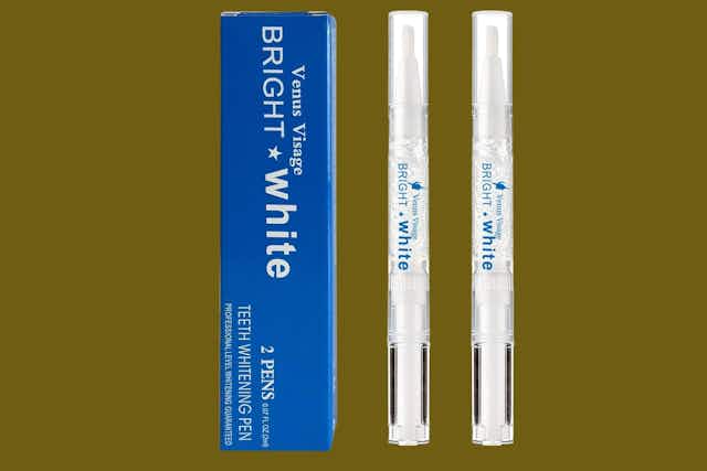 Get 2 Teeth Whitening Pens for as Low as $11.36 on Amazon card image