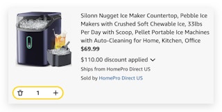 Silonn Nugget Ice Maker Countertop