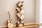 Lifestyle image of the Casacomoda 6-Tier Tree Bookshelf
