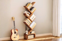 Lifestyle image of the Casacomoda 6-Tier Tree Bookshelf