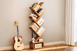 Lifestyle image of the Casacomoda 6-Tier Tree Bookshelf