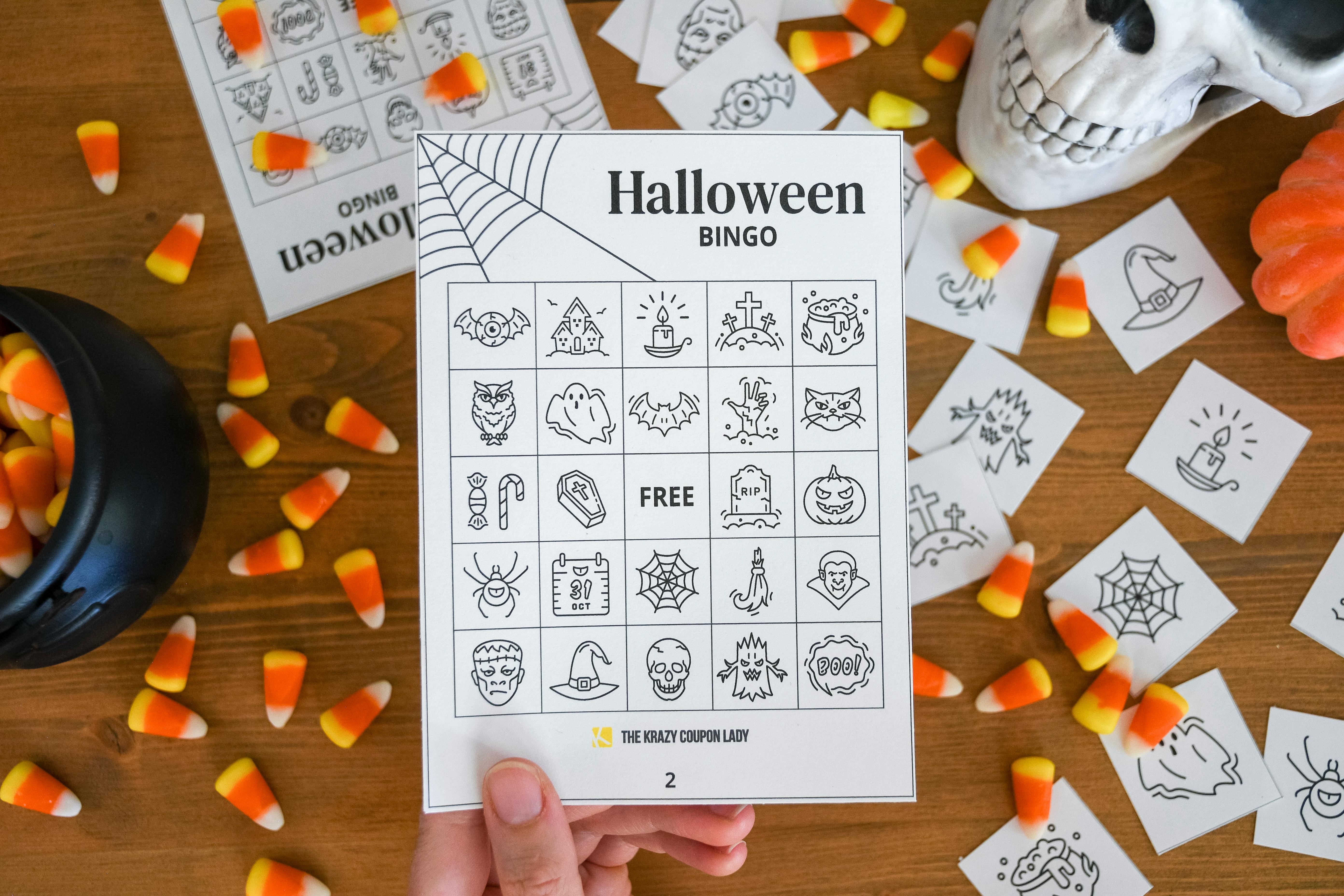 Free Printable Halloween Bingo Cards for a Spooky Good Time