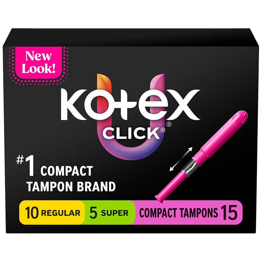 3 Kotex Tampon Boxes