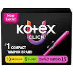 3 Kotex Tampon Boxes
