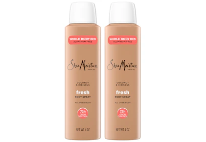 2 Shea Moisture Deodorants