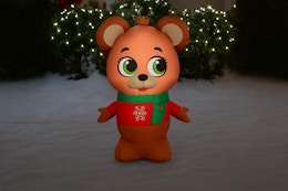 Lowe's Holiday Living bear inflatable
