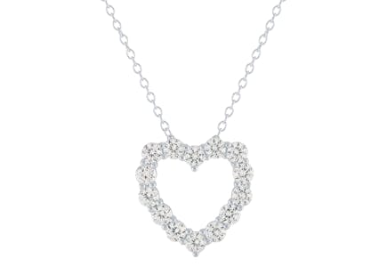 Yes, Please Heart Pendant Necklace