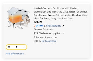 Heated Outdoor Cat House