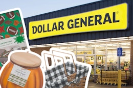 image of dollar general store front with the penny items featured