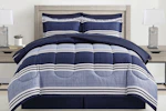 Macy's Aiden Striped Comforter Set