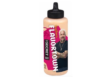 Guy Fieri's Flavortown Sauce Bottle