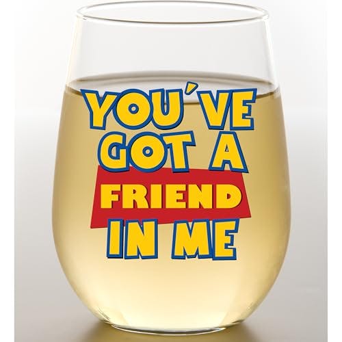 Best Friend Wine Glass