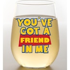 Best Friend Wine Glass
