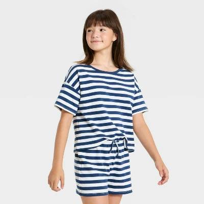 Kids' Boatneck Striped Shirt