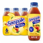 2 Snapple Peach Tea 6-Packs 