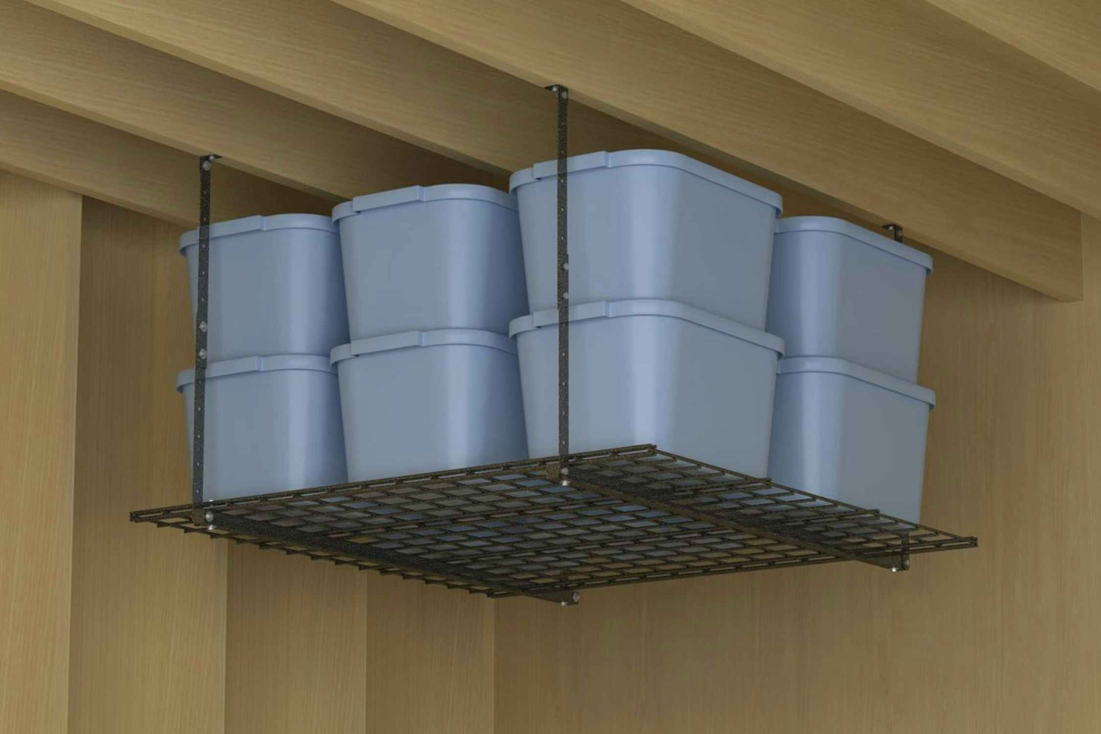 Overhead Steel Garage Storage System, $45.89 on Amazon (Reg. $129)