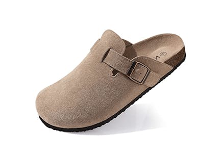 Genuine Suede Women's Clogs
