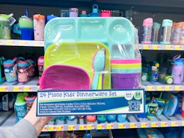 Kids' 24-Piece Dinnerware Set, Only $4 at Walmart card image