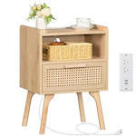 Rattan Nightstand