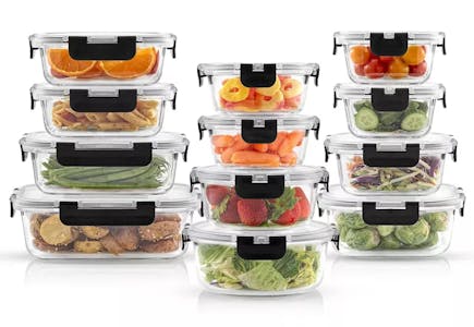 JoyJolt Glass Storage Containers