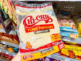 Chi-Chis Burritos 8 count package at Walmart store