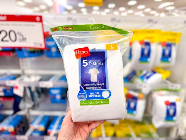 Hanes Kids' T-shirt 5-Pack, Only $5.69 at Target