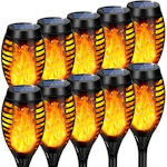 Solar Torch Lights 10-Pack