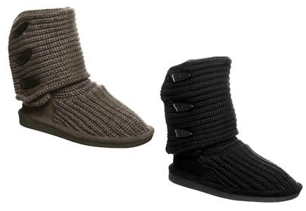Bearpaw Women's Knit Tall Booties