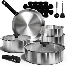 CAROTE 15-Piece Cookware Set