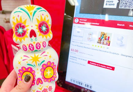 Stacked Calavera Decorative Sculpture