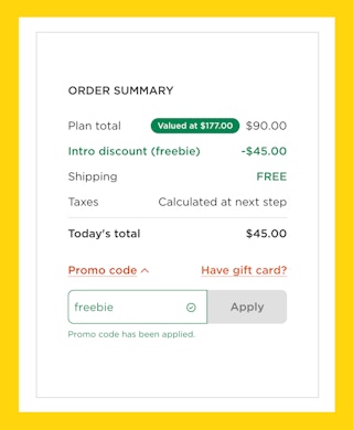 Firstleaf fine print